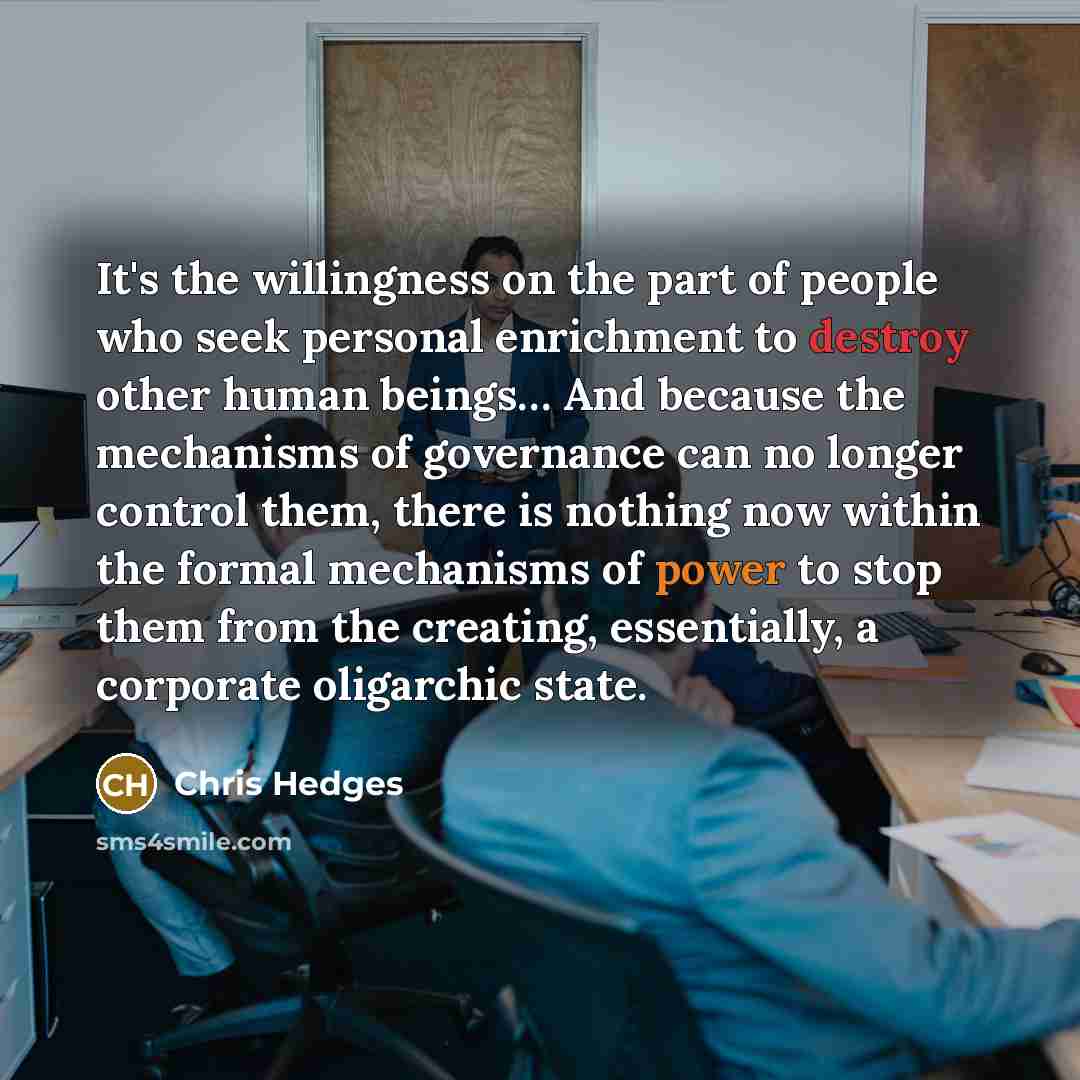 “It's the willingness on the part of people who seek…” quote by Chris Hedges
