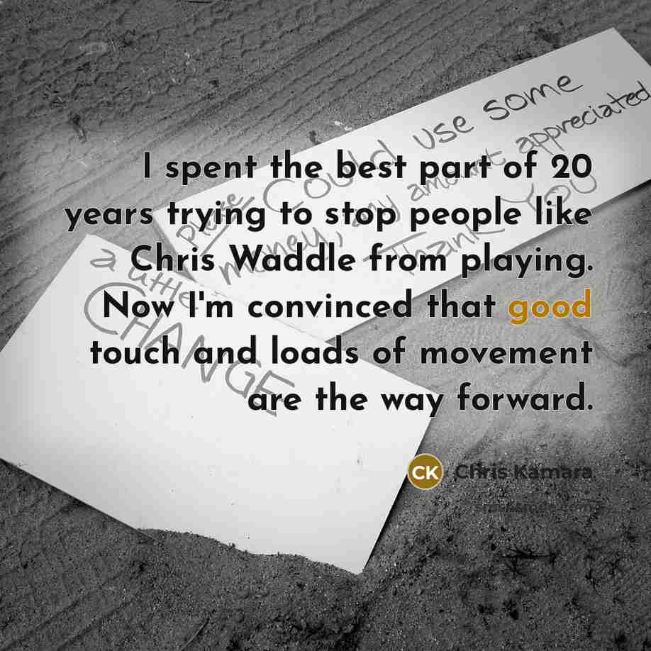 “I spent the best part of 20 years trying to…” quote by Chris Kamara