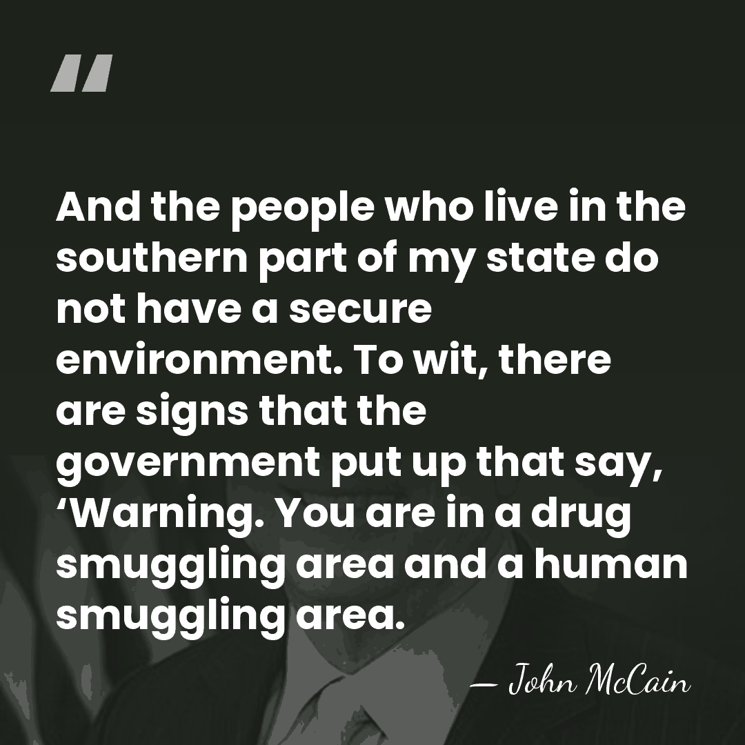 And the people who live in the southern part of my state&hellip; - John McCain