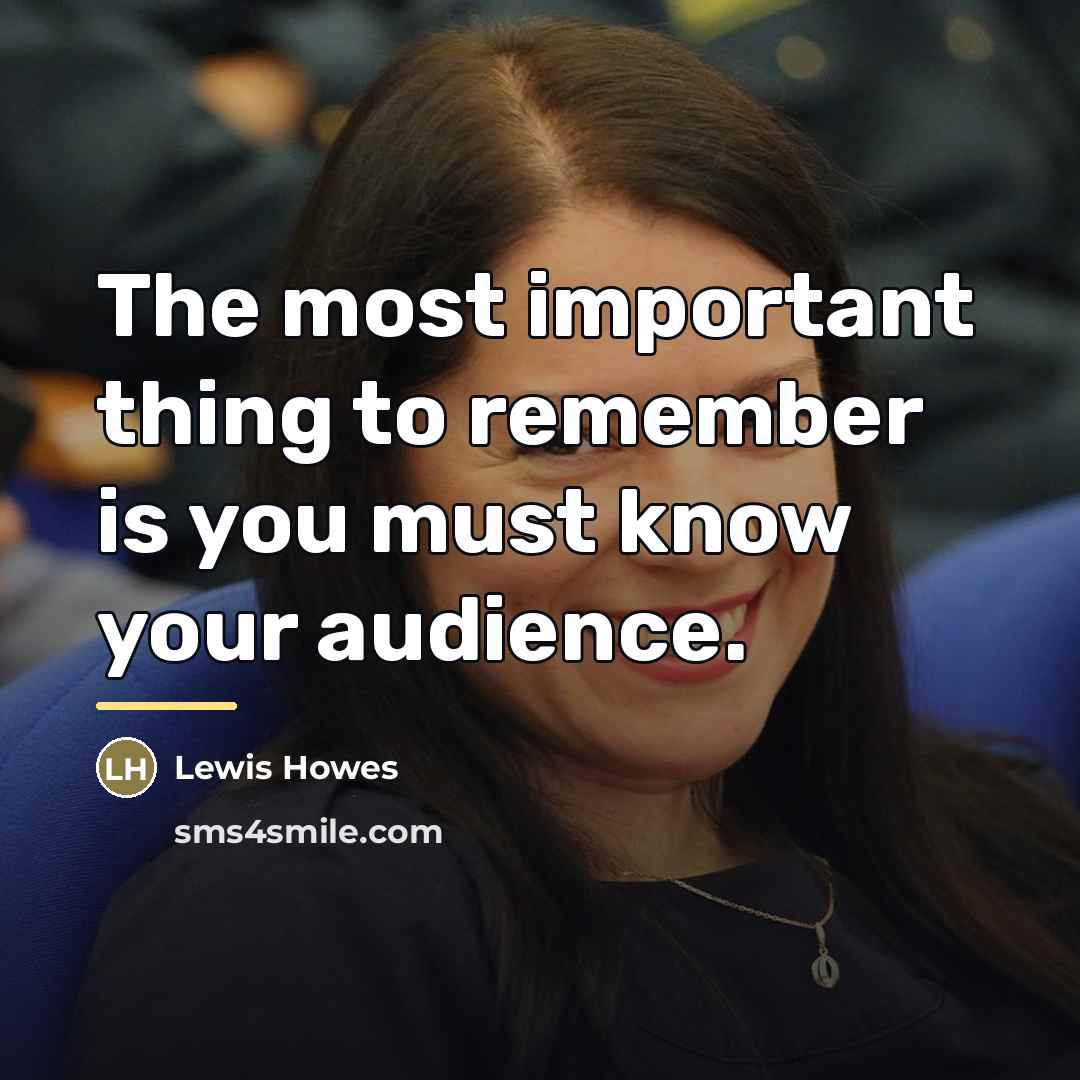 “The most important thing to remember is you must know…” quote by Lewis Howes