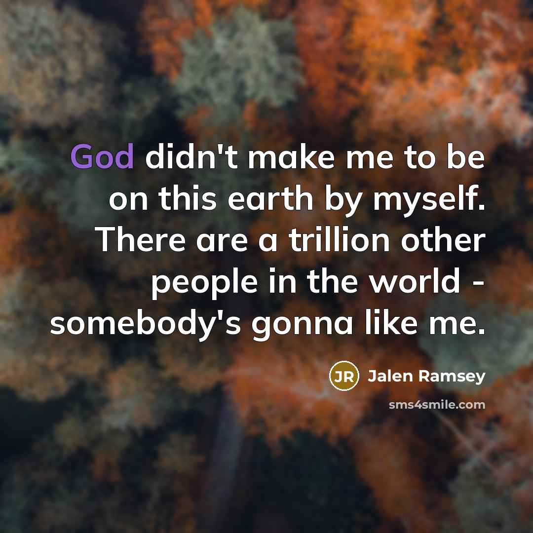 “God didn't make me to be on this earth by…” quote by Jalen Ramsey