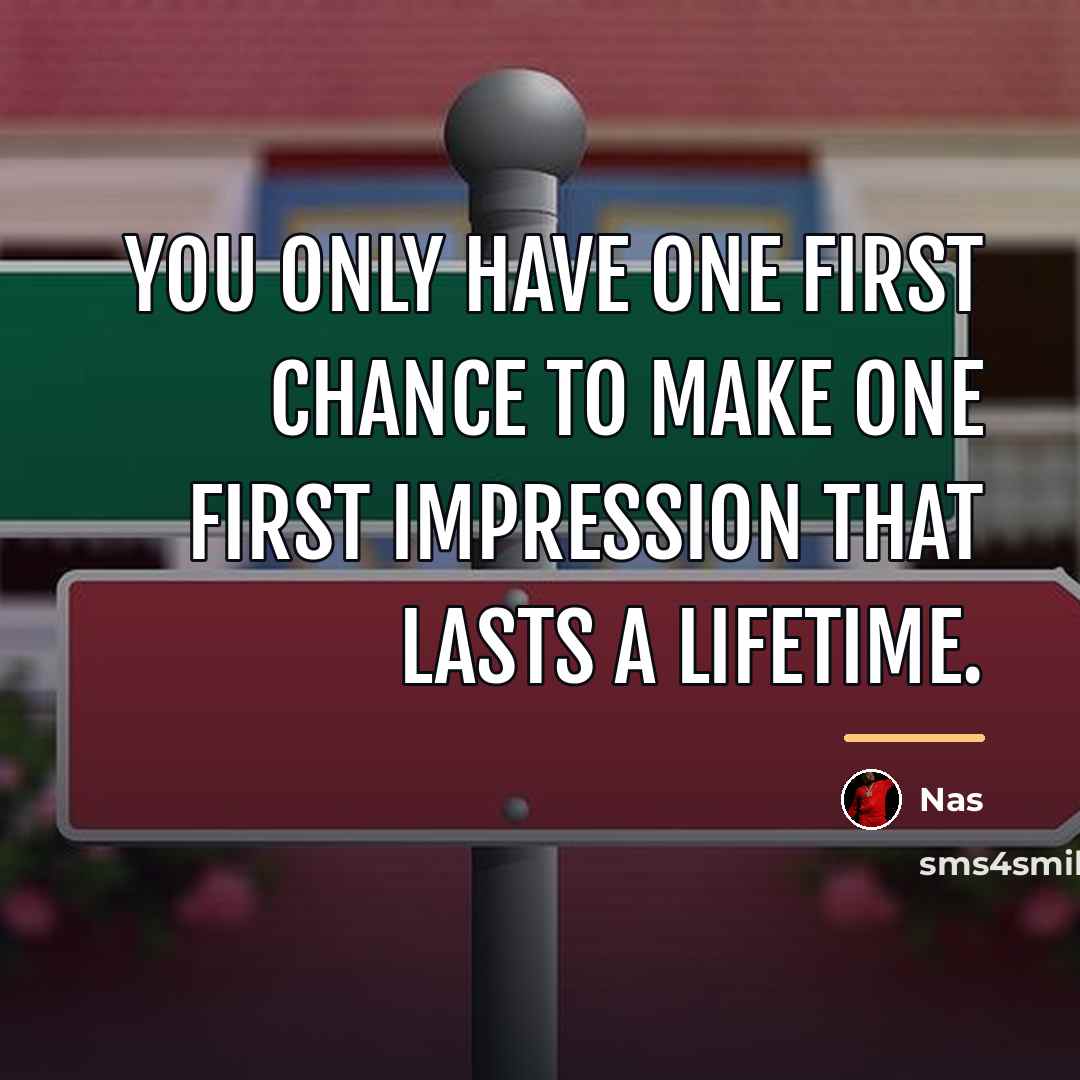 “You only have one first chance to make one first…” quote by Nas