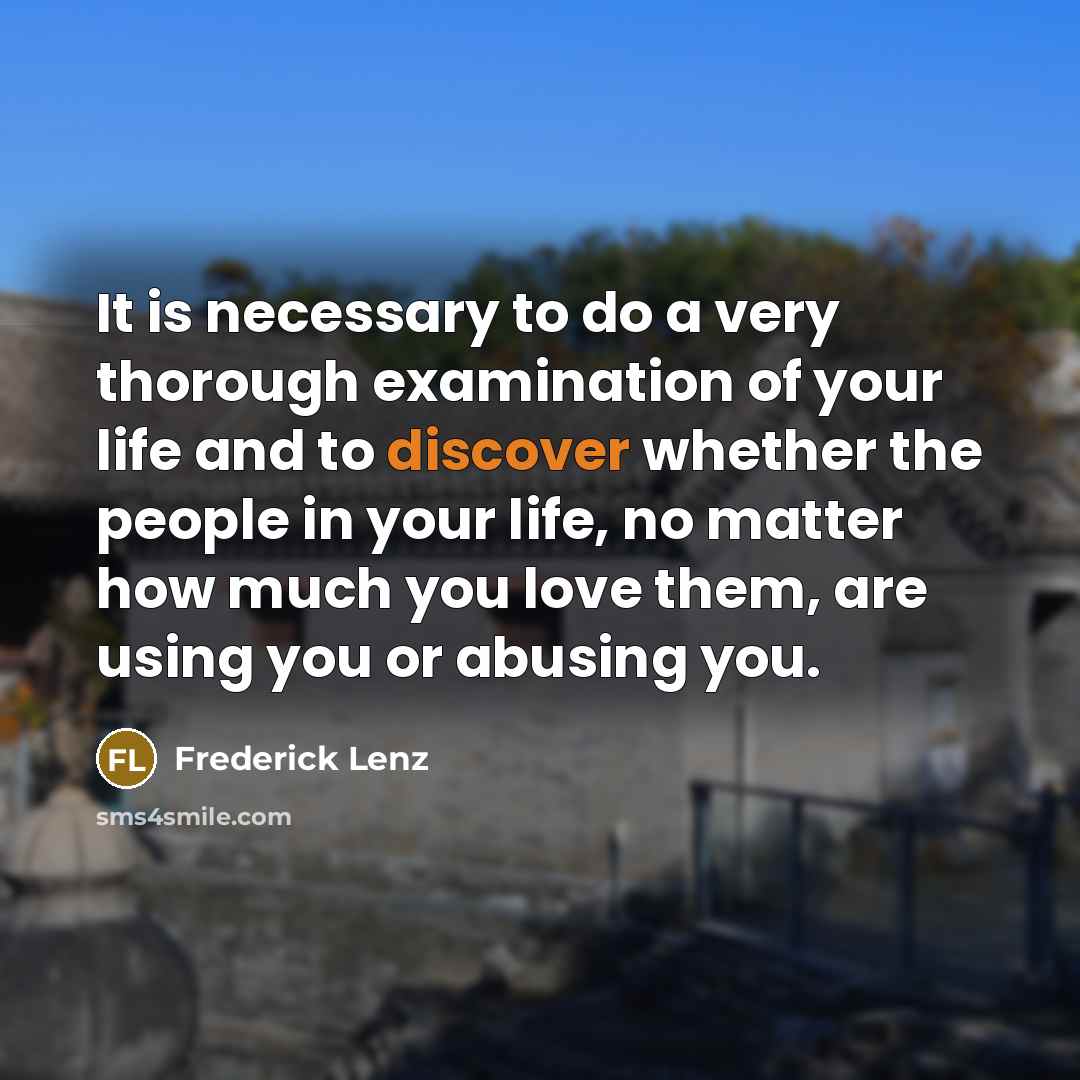 “It is necessary to do a very thorough examination of…” quote by Frederick Lenz