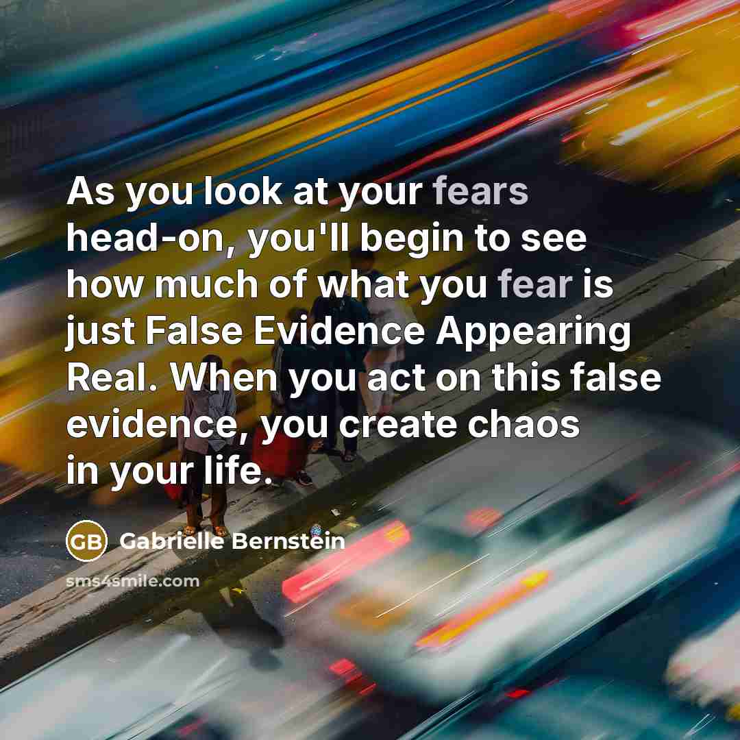 “As you look at your fears head-on, you'll begin to…” quote by Gabrielle Bernstein