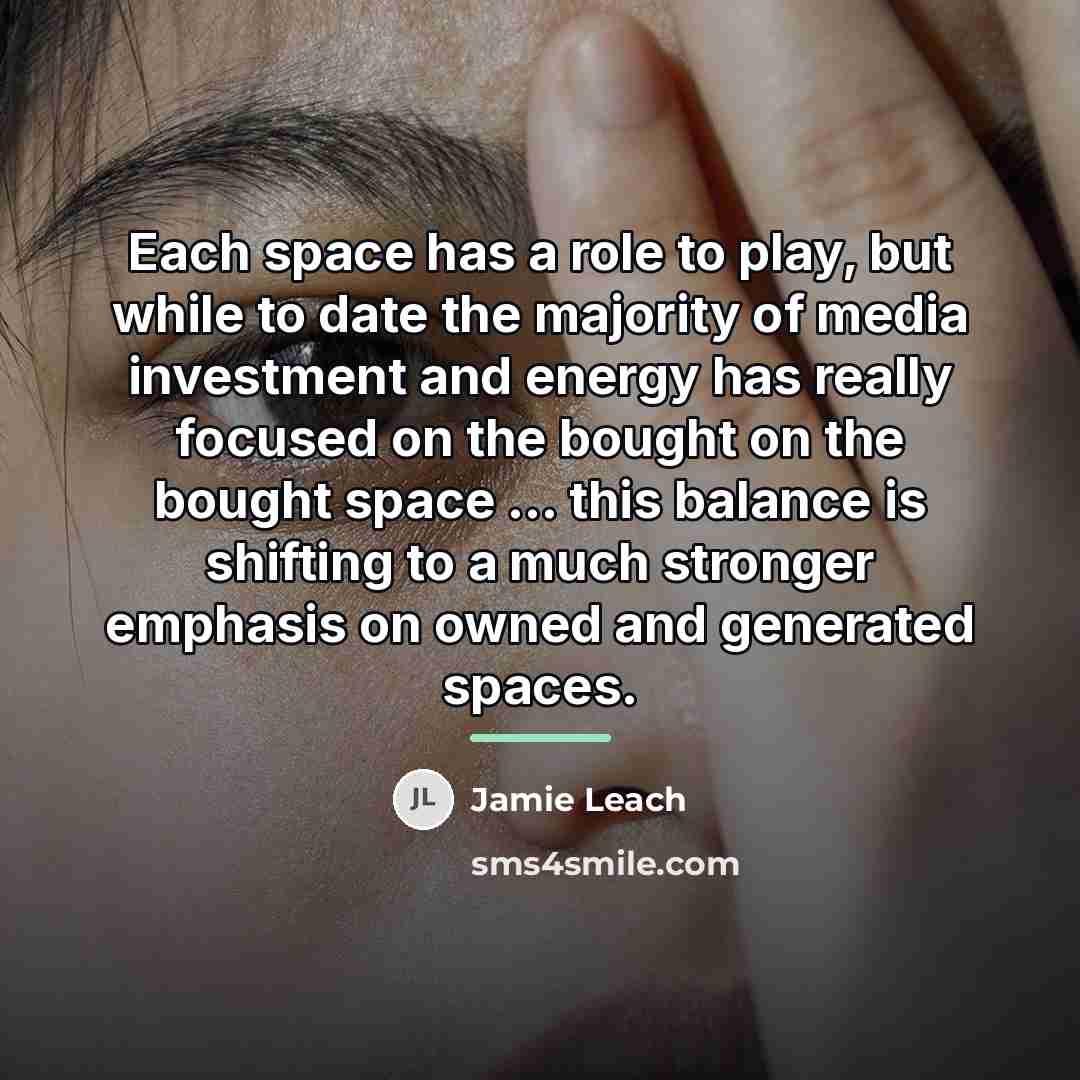 “Each space has a role to play, but while to…” quote by Jamie Leach