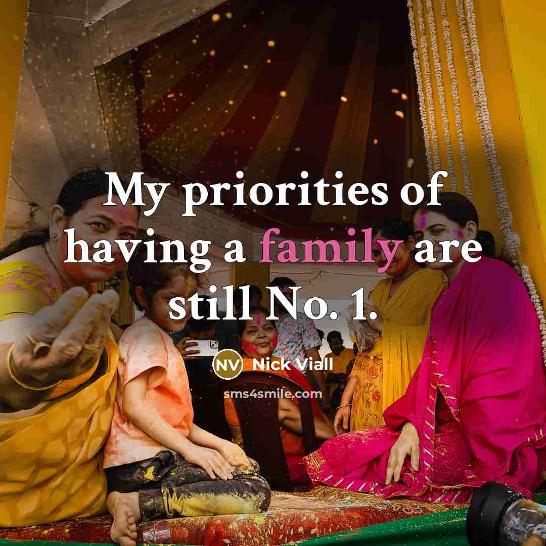 “My priorities of having a family are still No. 1.…” quote by Nick Viall