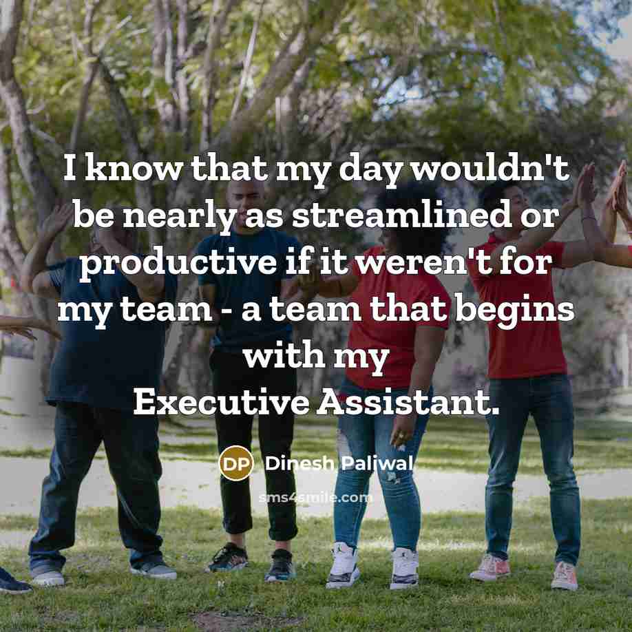 “I know that my day wouldn't be nearly as streamlined…” quote by Dinesh Paliwal