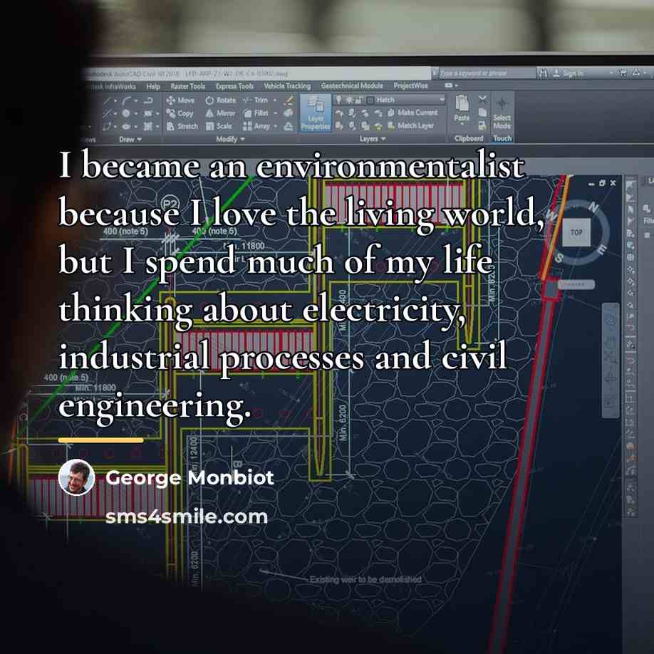 “I became an environmentalist because I love the living world,…” quote by George Monbiot
