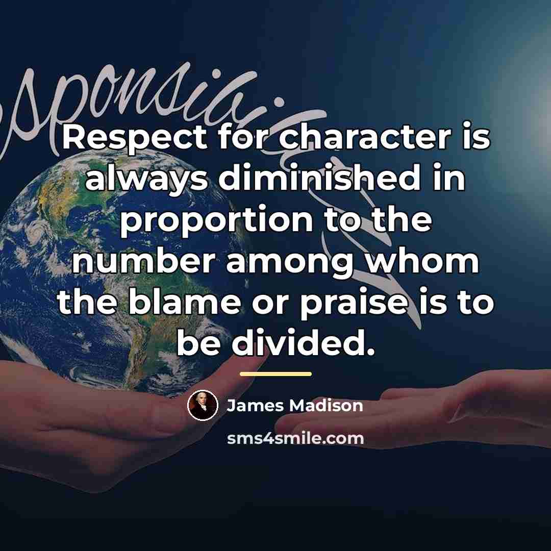 “Respect for character is always diminished in proportion to the…” quote by James Madison