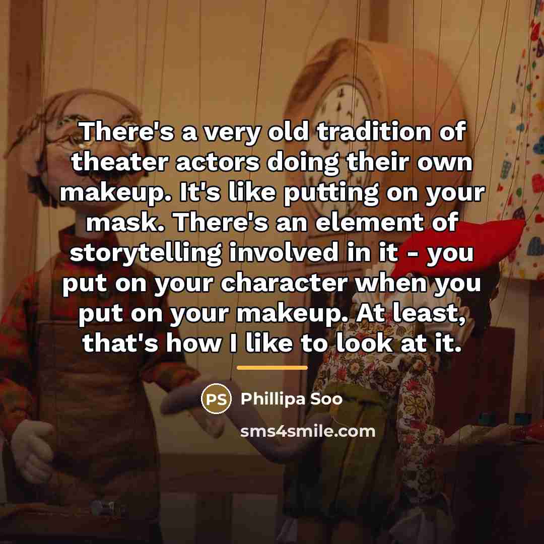 “There's a very old tradition of theater actors doing their…” quote by Phillipa Soo