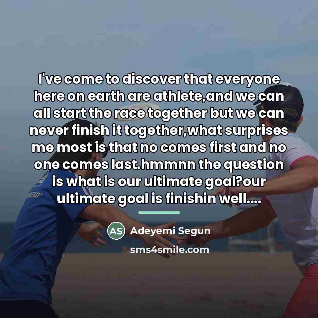“I've come to discover that everyone here on earth are…” quote by Adeyemi Segun