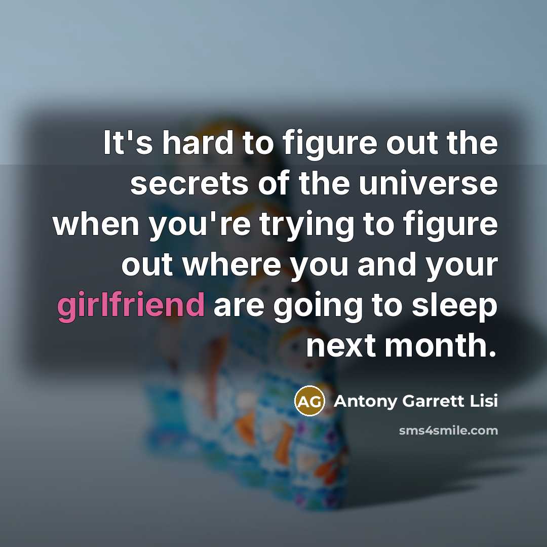 “It's hard to figure out the secrets of the universe…” quote by Antony Garrett Lisi