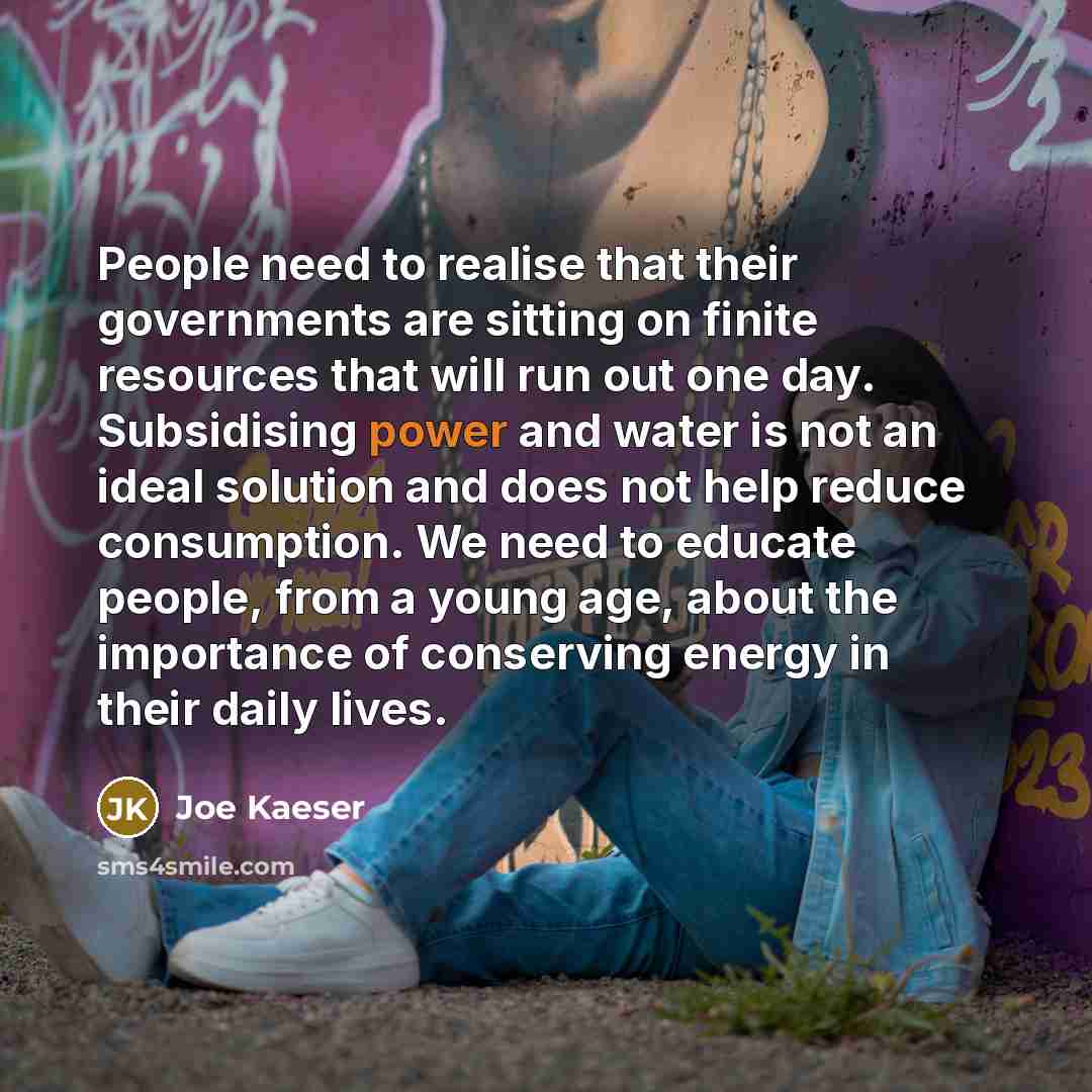 “People need to realise that their governments are sitting on…” quote by Joe Kaeser