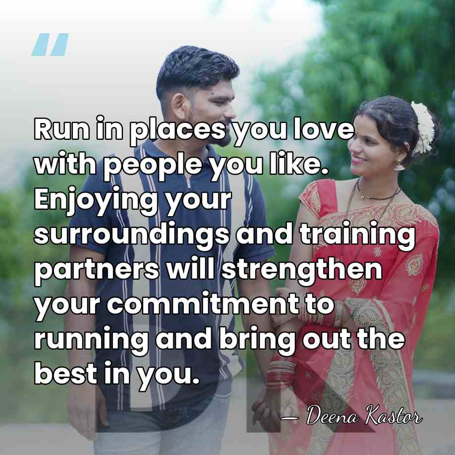 Run in places you love with people you like. Enjoying your surroundings&hellip; - Deena Kastor