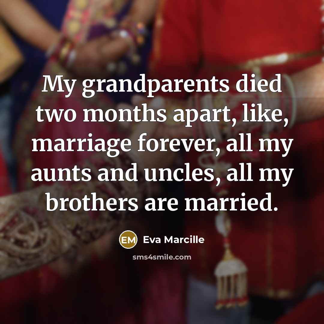 “My grandparents died two months apart, like, marriage forever, all…” quote by Eva Marcille