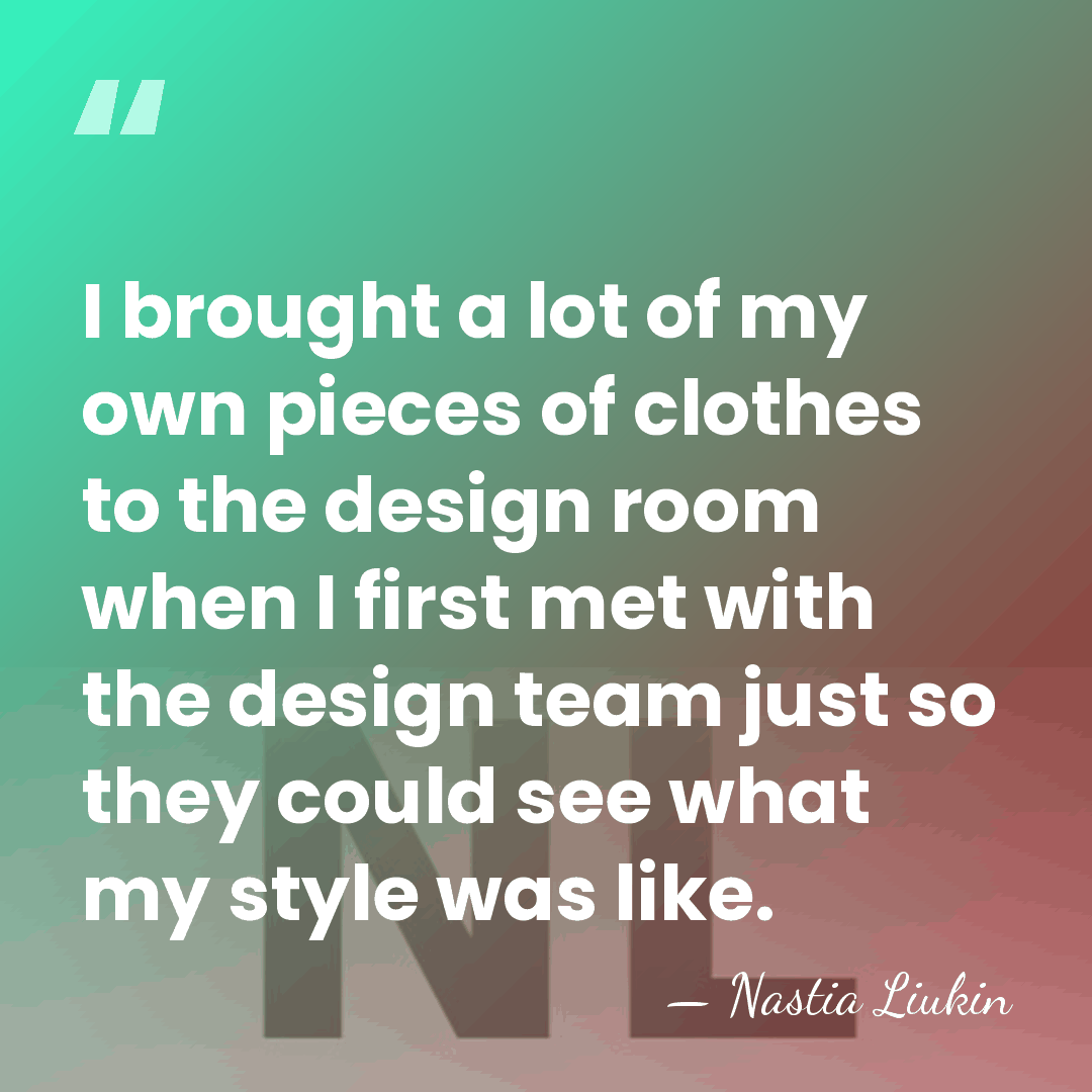 I brought a lot of my own pieces of clothes to the&hellip; - Nastia Liukin