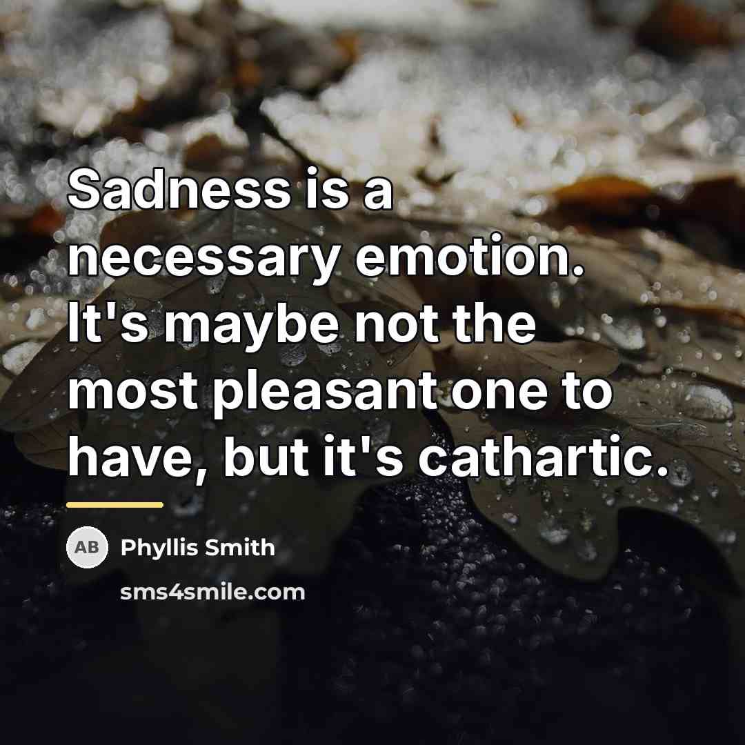 “Sadness is a necessary emotion. It's maybe not the most…” quote by Phyllis Smith