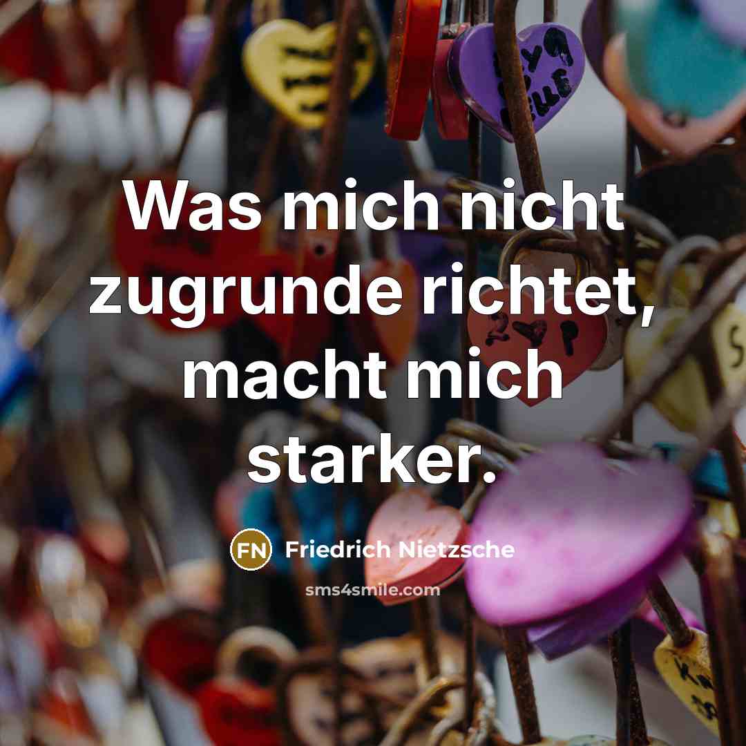 “Was mich nicht zugrunde richtet, macht mich starker.…” quote by Friedrich Nietzsche