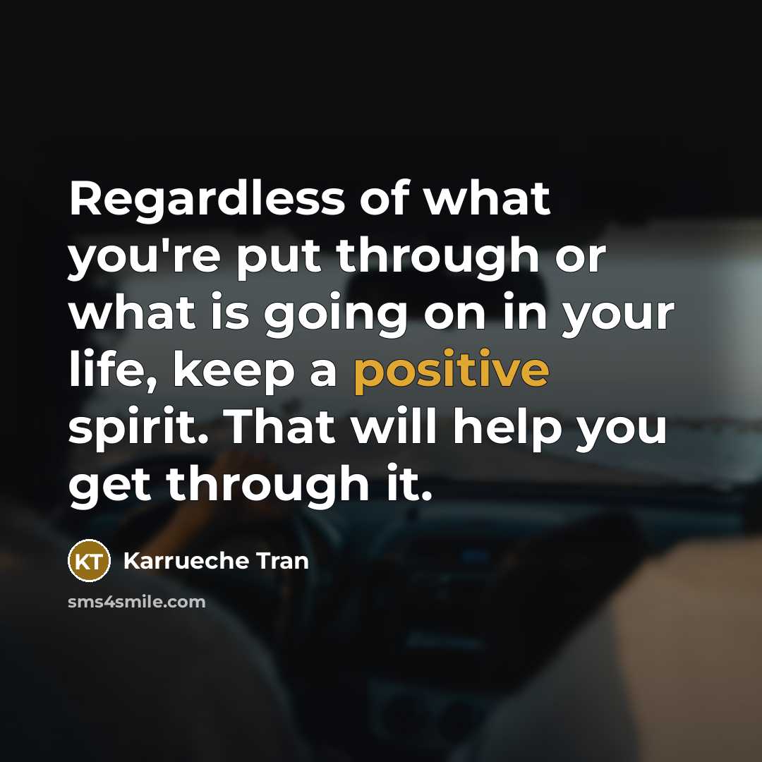 “Regardless of what you're put through or what is going…” quote by Karrueche Tran