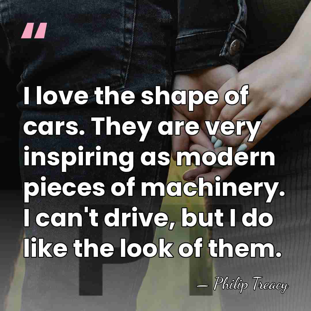 I love the shape of cars. They are very inspiring as modern&hellip; - Philip Treacy