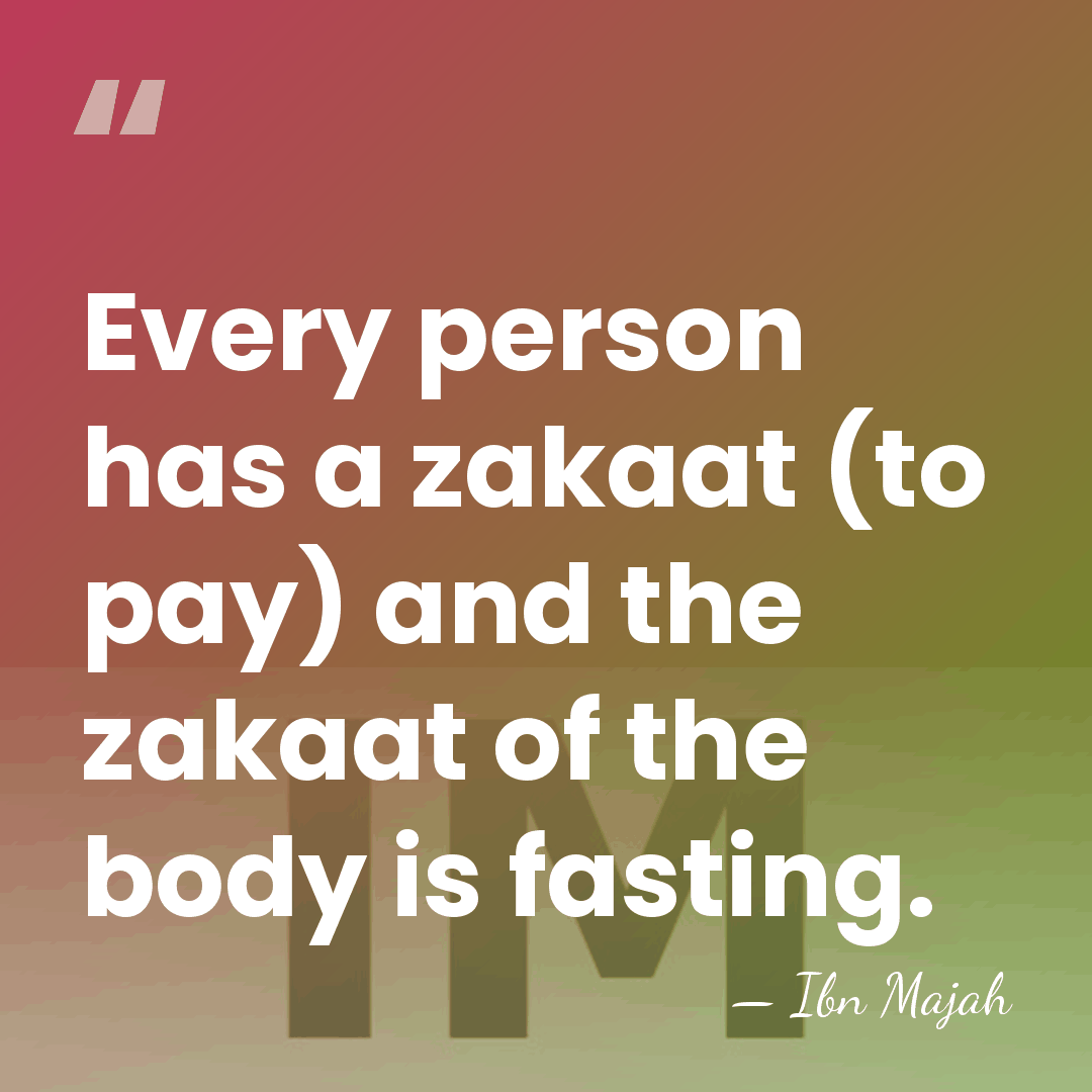 Every person has a zakaat (to pay) and the zakaat of the&hellip; - Ibn Majah