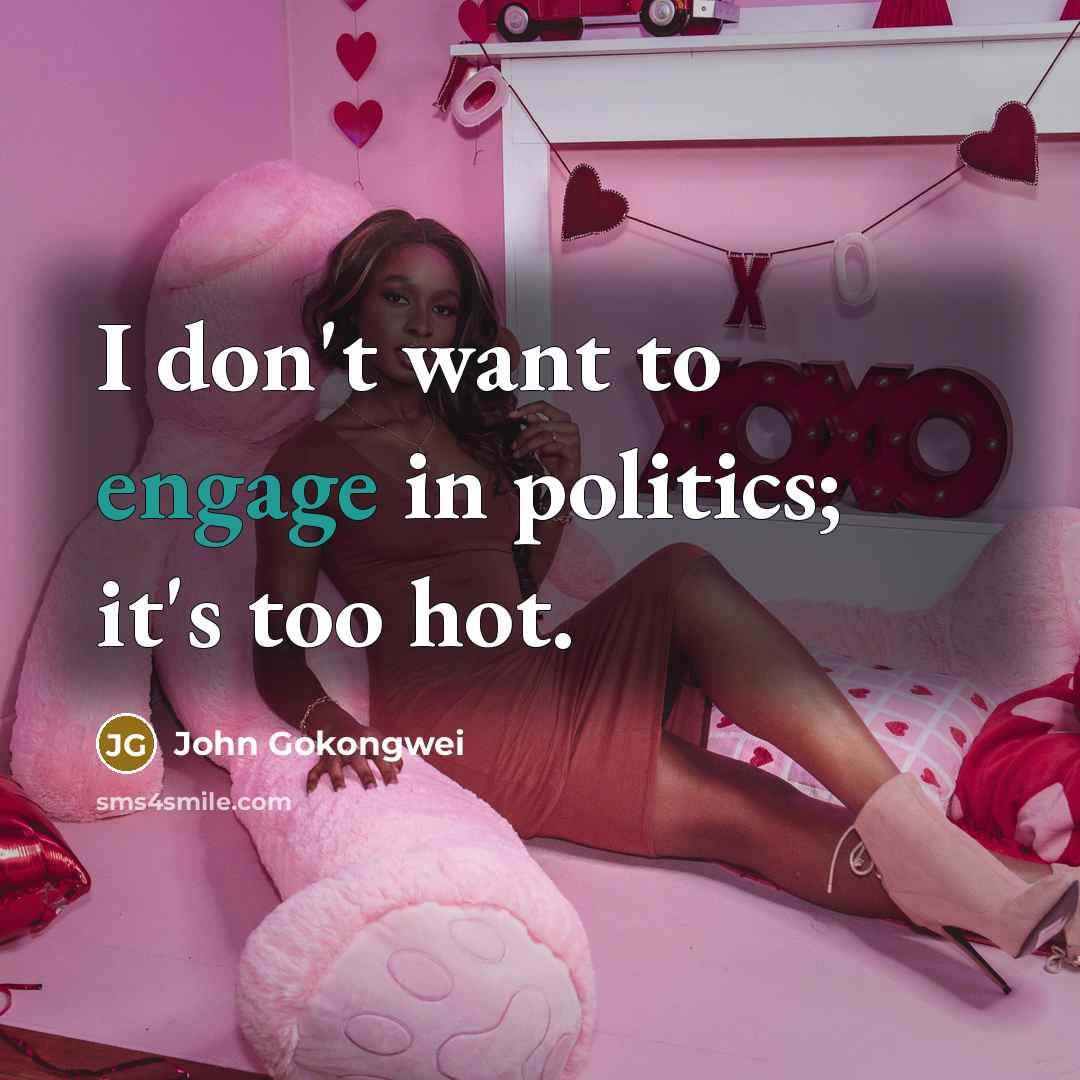 “I don't want to engage in politics; it's too hot.…” quote by John Gokongwei