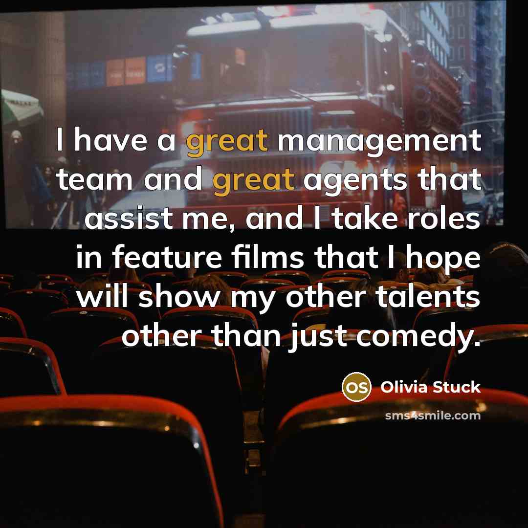 “I have a great management team and great agents that…” quote by Olivia Stuck