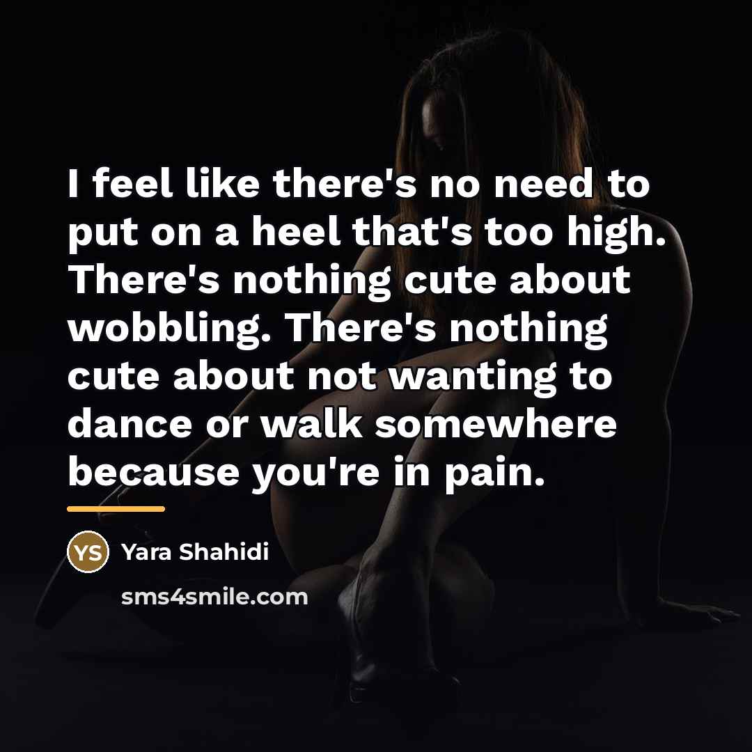“I feel like there's no need to put on a…” quote by Yara Shahidi
