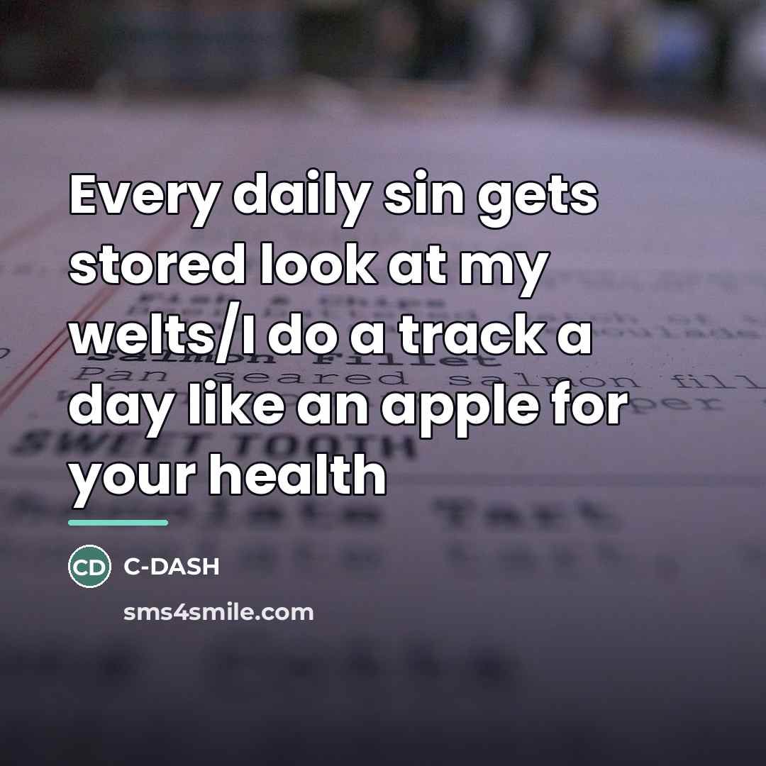“Every daily sin gets stored look at my welts/I do…” quote by C-DASH
