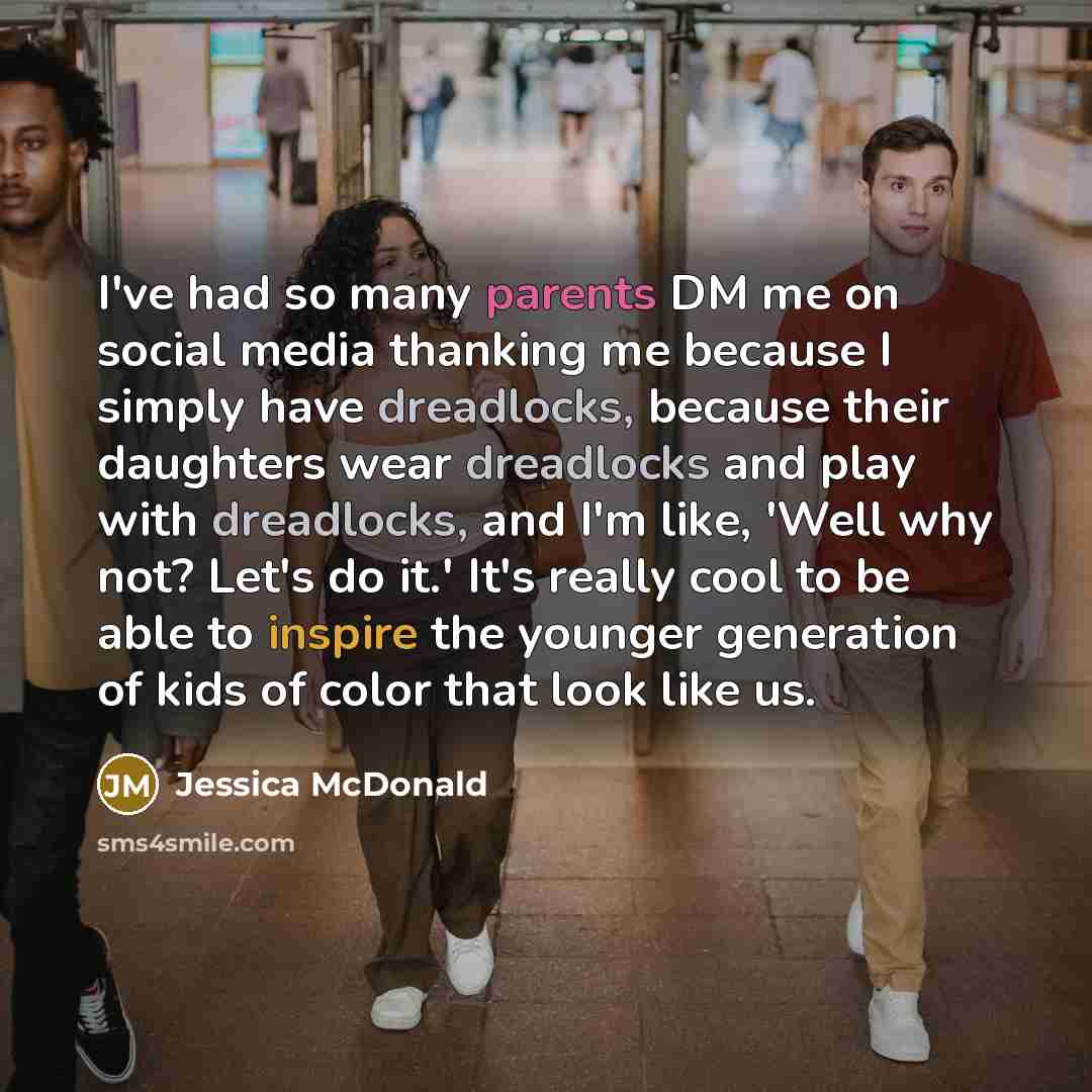 “I've had so many parents DM me on social media…” quote by Jessica McDonald