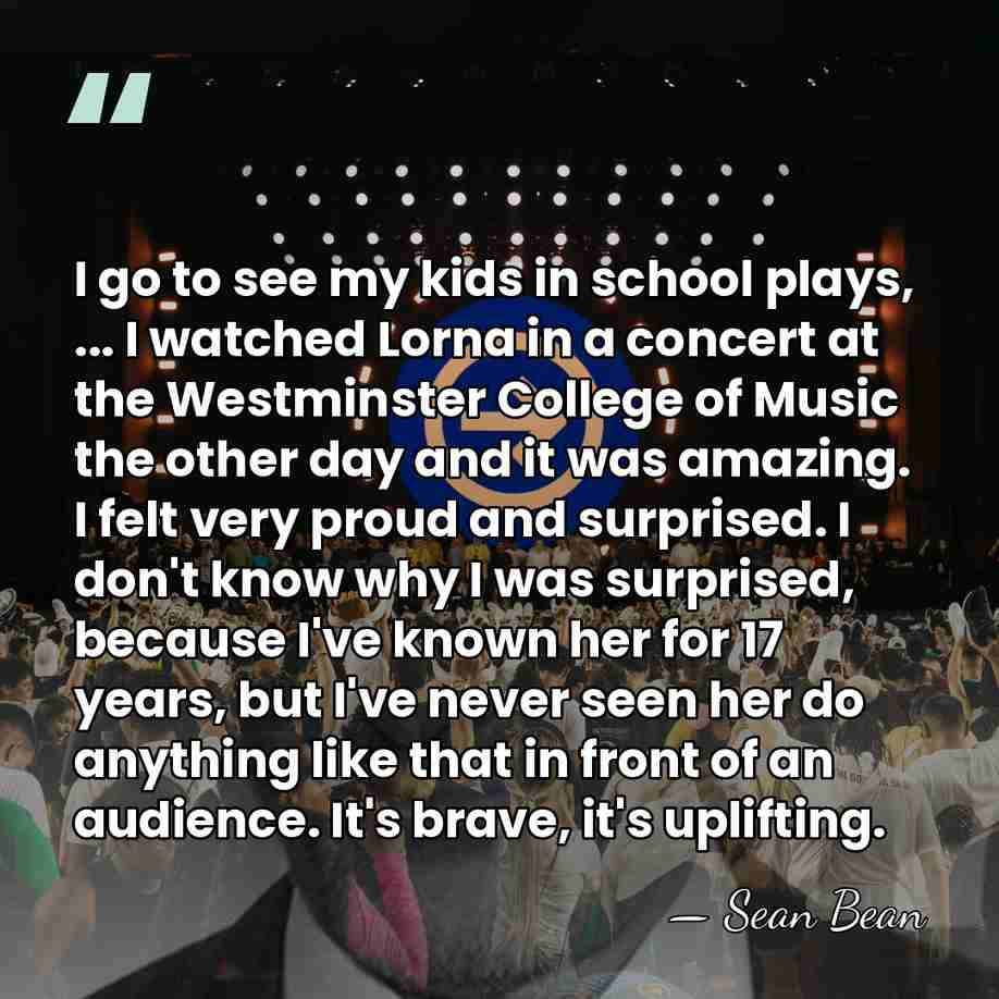I go to see my kids in school plays, ... I watched&hellip; - Sean Bean