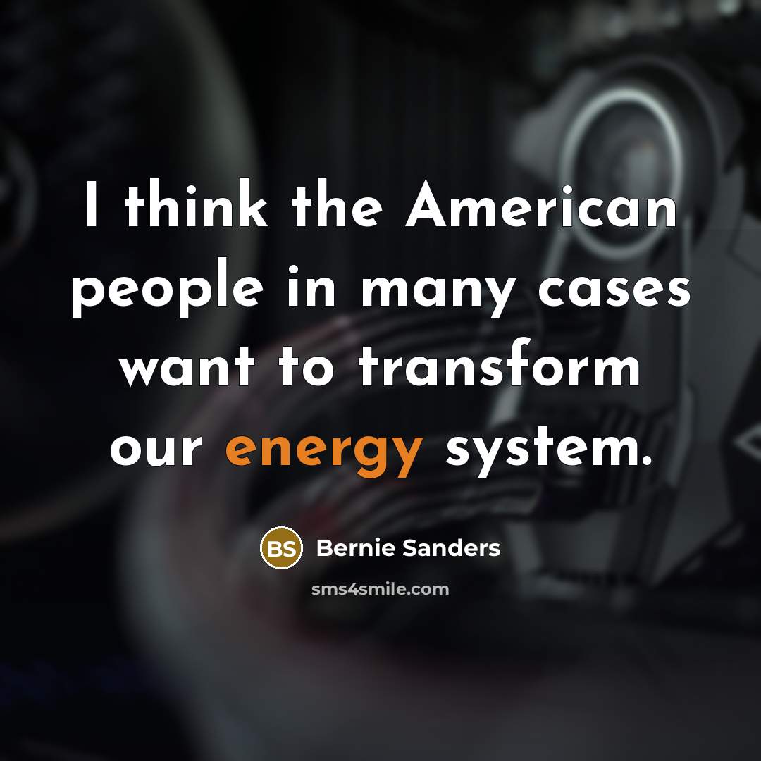 “I think the American people in many cases want to…” quote by Bernie Sanders