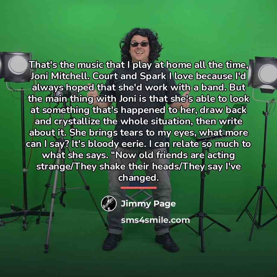 “That's the music that I play at home all the…” quote by Jimmy Page