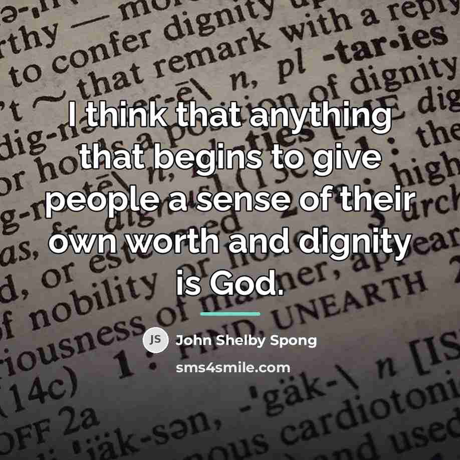“I think that anything that begins to give people a…” quote by John Shelby Spong