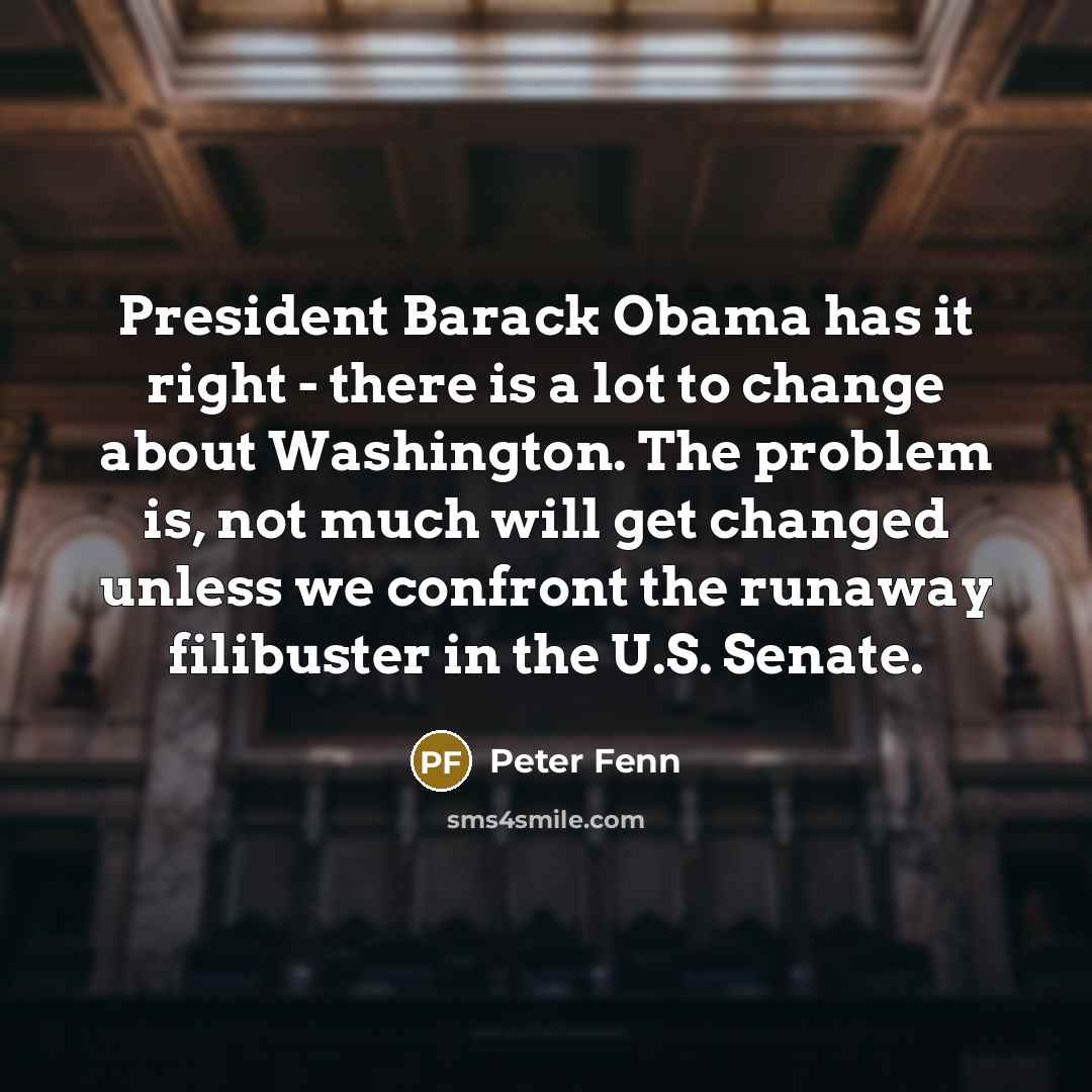 “President Barack Obama has it right - there is a…” quote by Peter Fenn