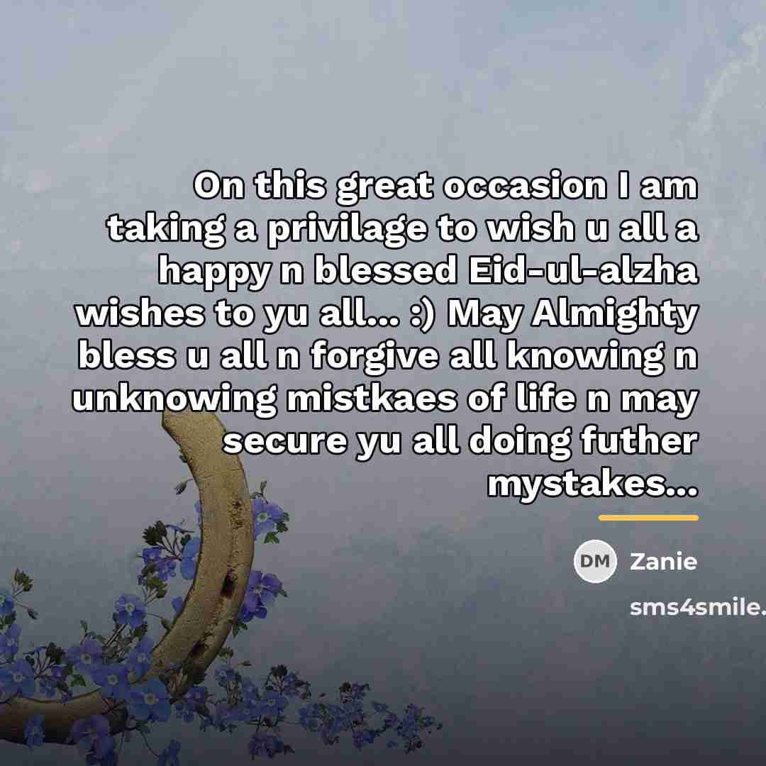 “On this great occasion I am taking a privilage to…” quote by Zanie