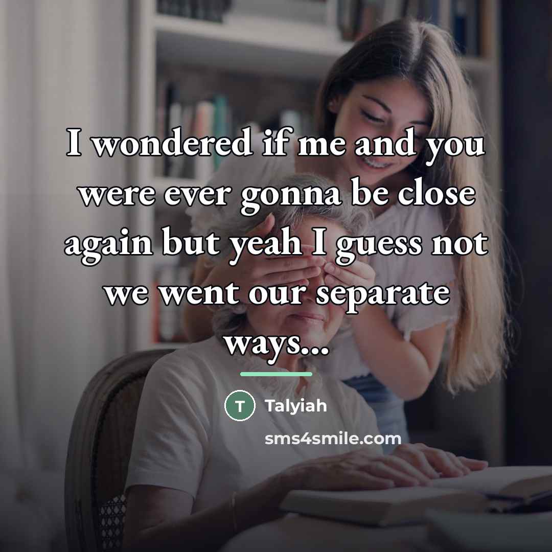 “I wondered if me and you were ever gonna be…” quote by Talyiah
