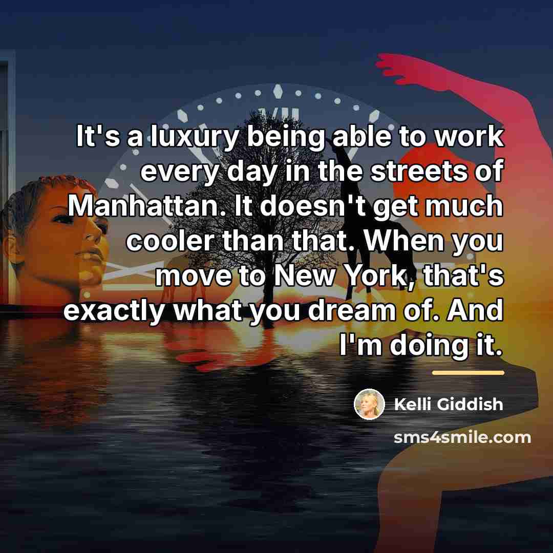 “It's a luxury being able to work every day in…” quote by Kelli Giddish