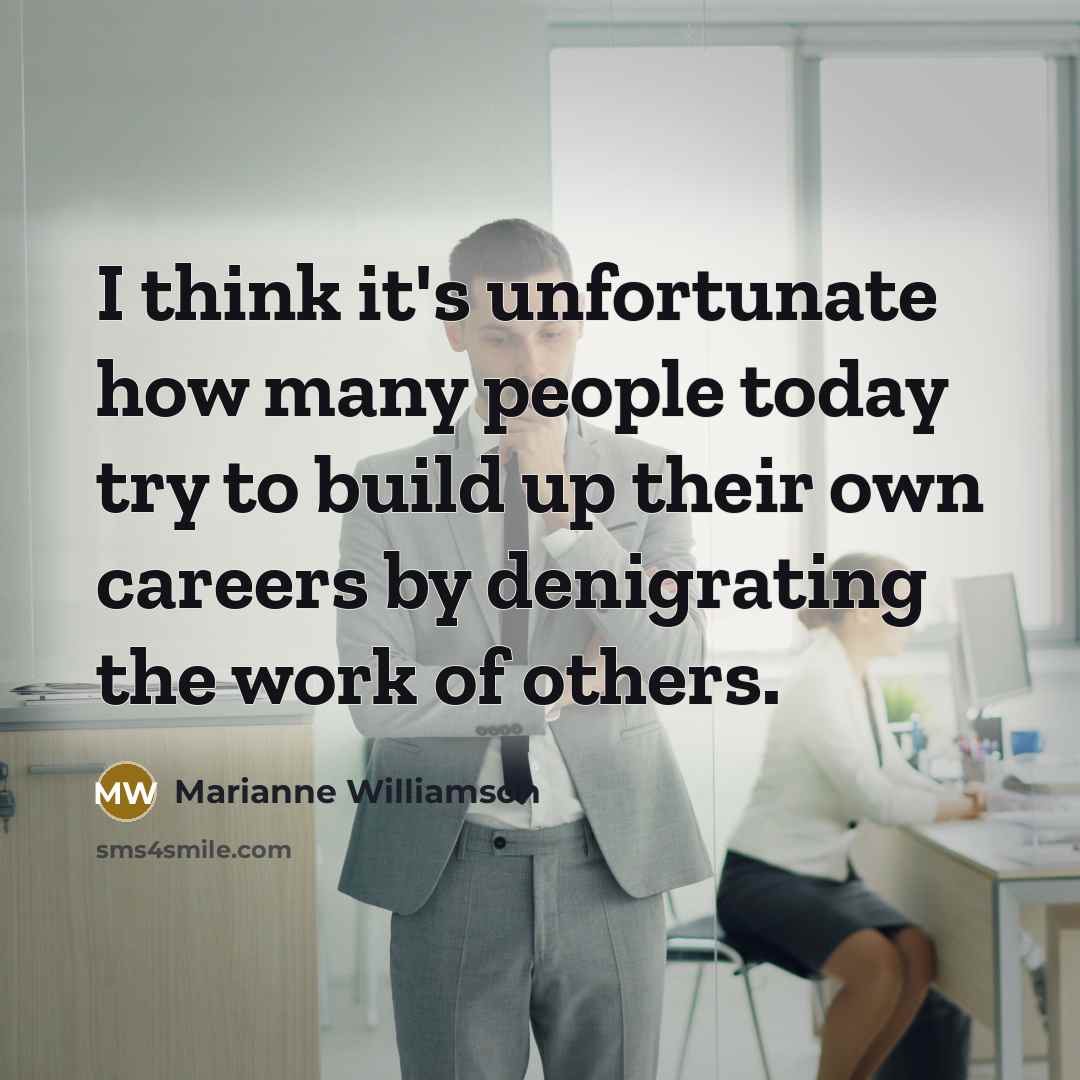 “I think it's unfortunate how many people today try to…” quote by Marianne Williamson