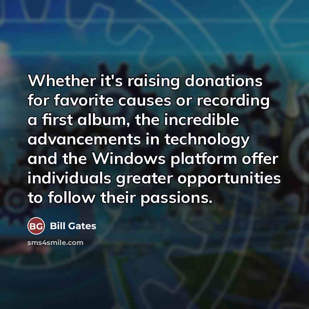 “Whether it's raising donations for favorite causes or recording a…” quote by Bill Gates
