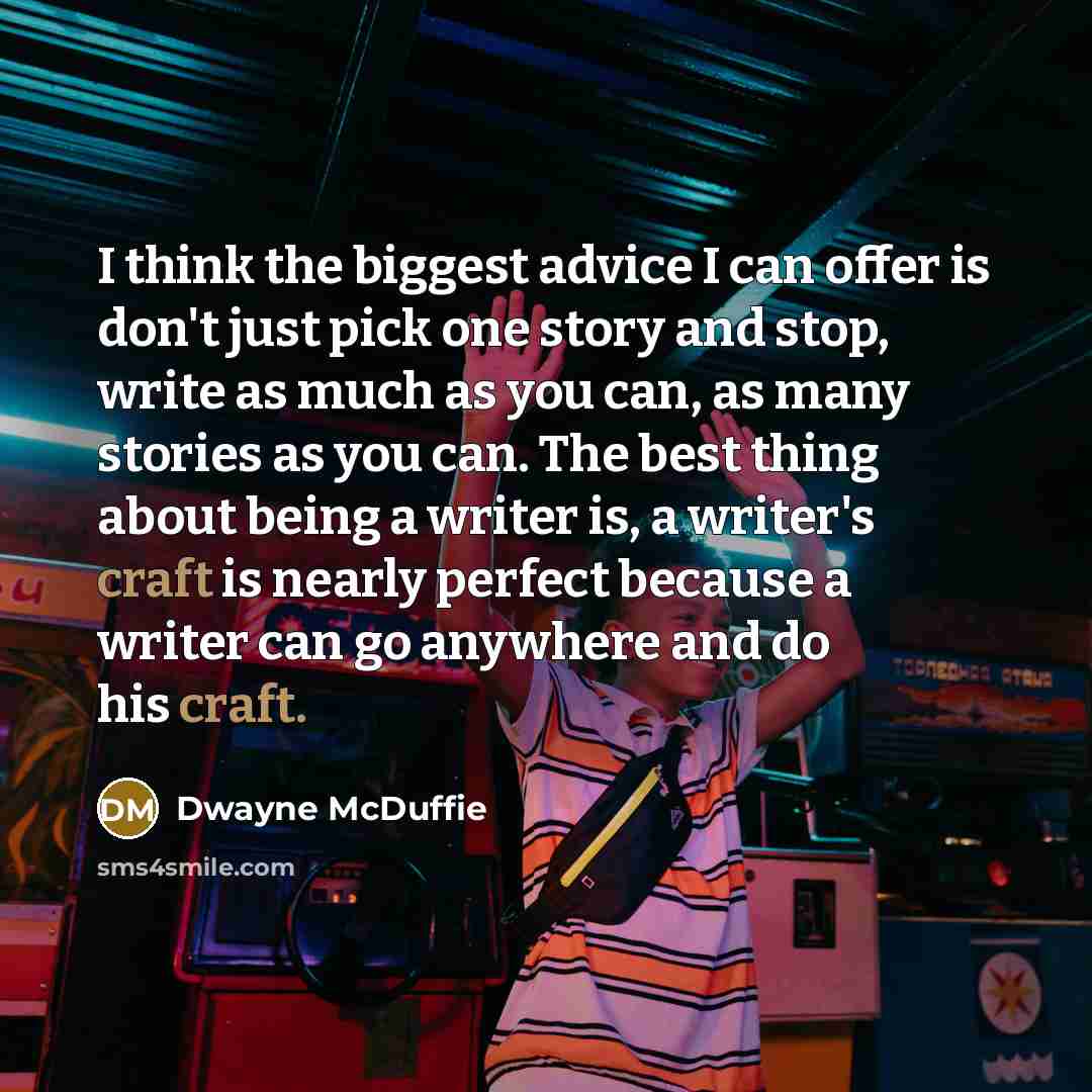 “I think the biggest advice I can offer is don't…” quote by Dwayne McDuffie