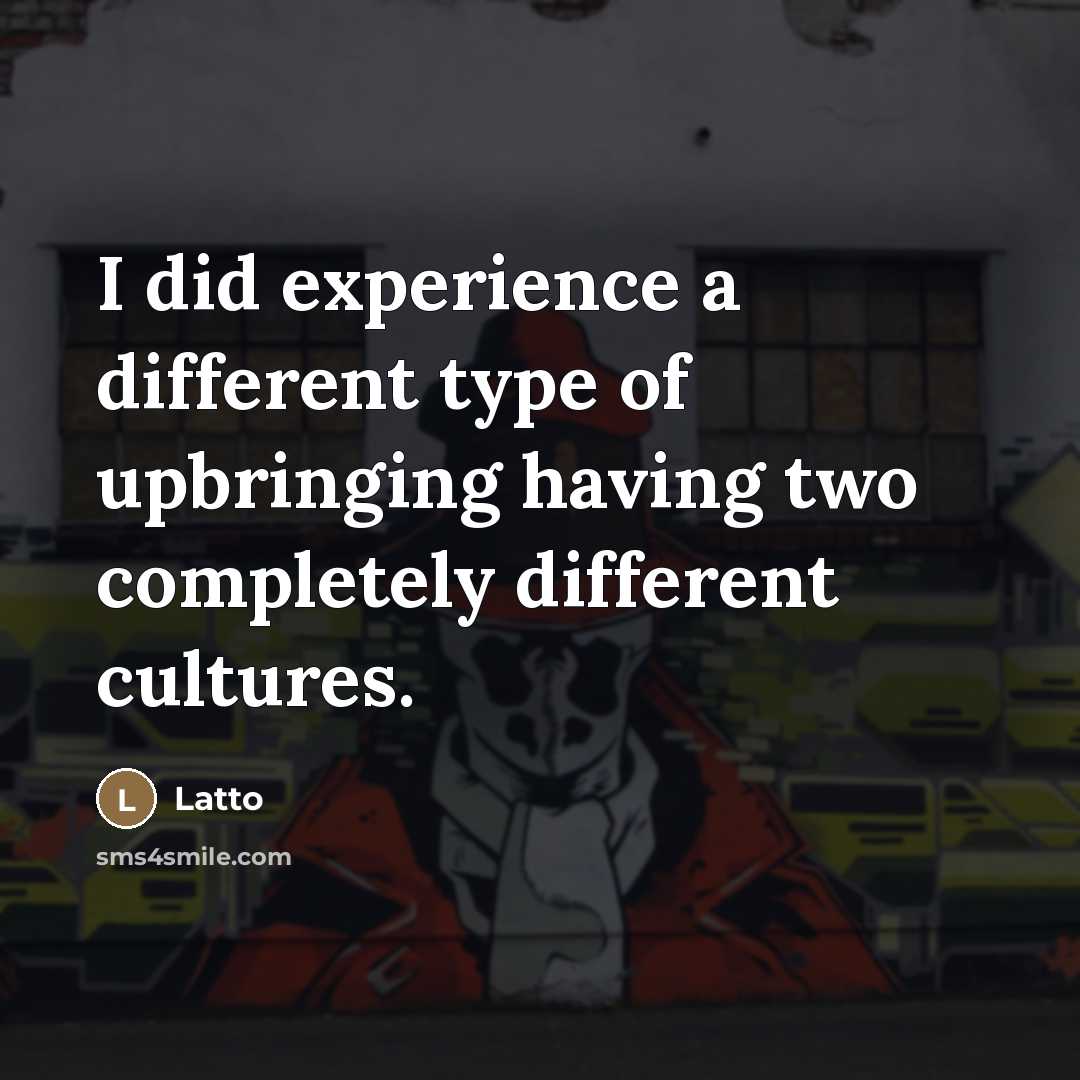 “I did experience a different type of upbringing having two…” quote by Latto