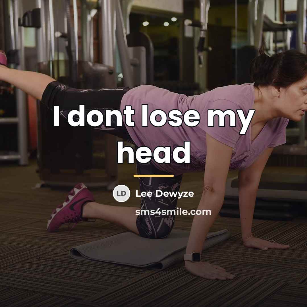 “I dont lose my head…” quote by Lee Dewyze