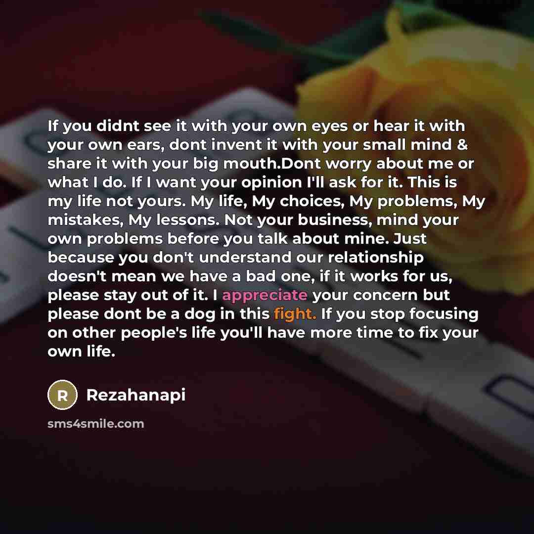 “If you didnt see it with your own eyes or…” quote by Rezahanapi