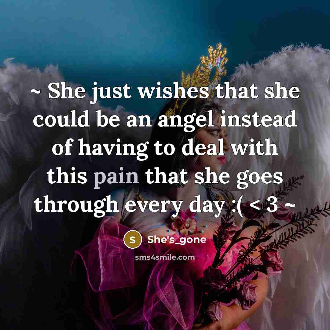 “~ She just wishes that she could be an angel…” quote by She's_gone