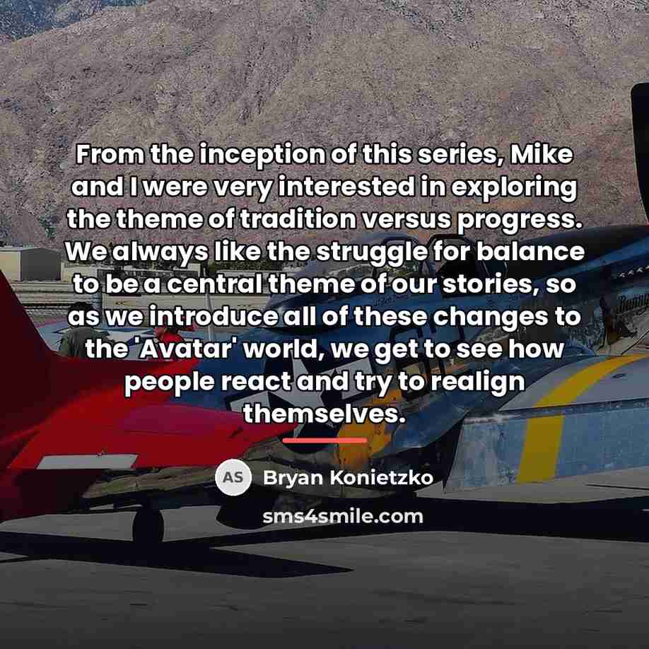 “From the inception of this series, Mike and I were…” quote by Bryan Konietzko