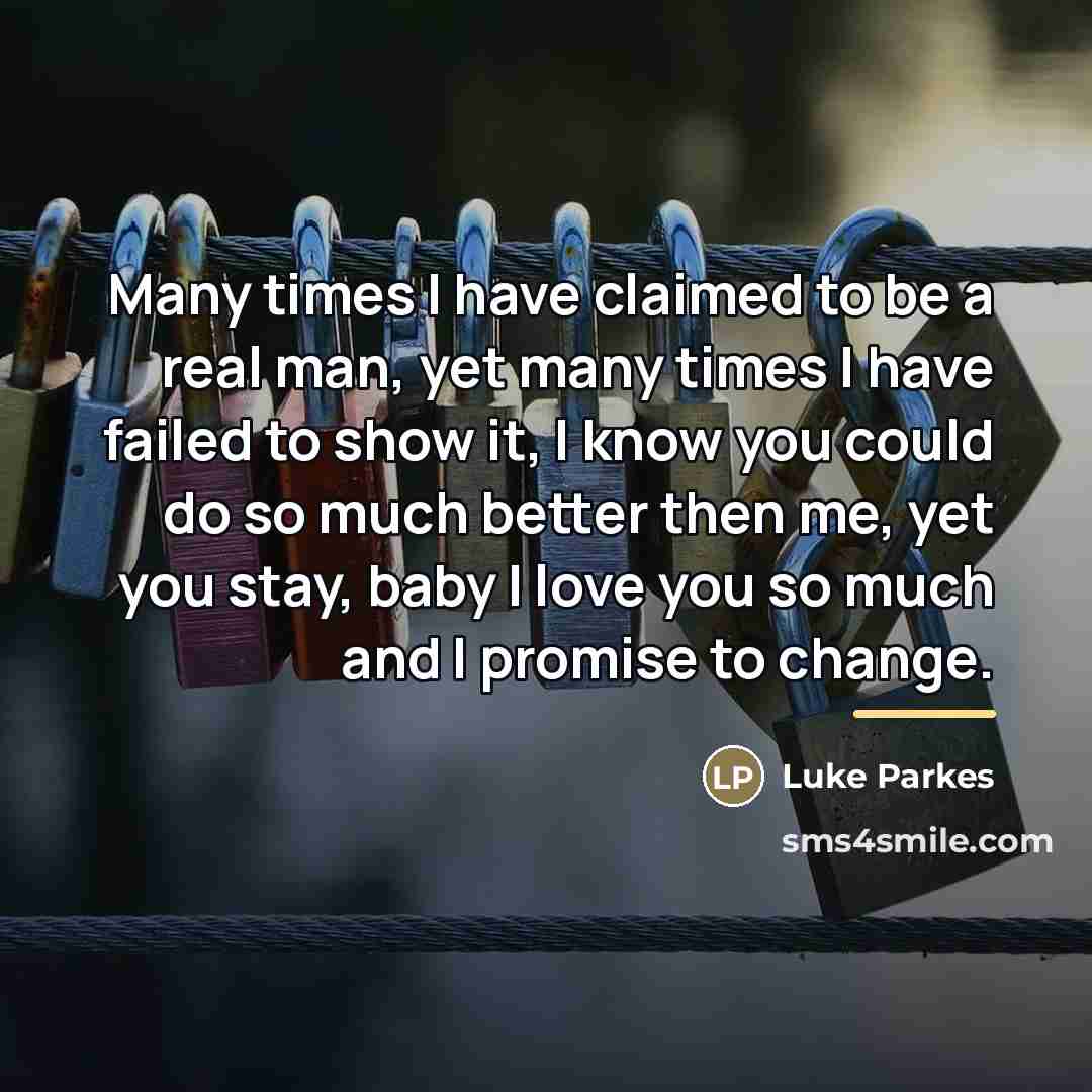 “Many times I have claimed to be a real man,…” quote by Luke Parkes