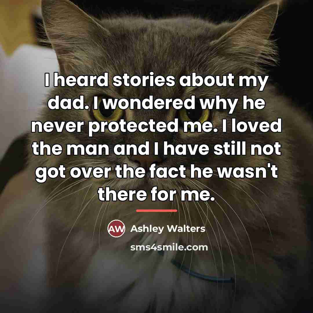 “I heard stories about my dad. I wondered why he…” quote by Ashley Walters