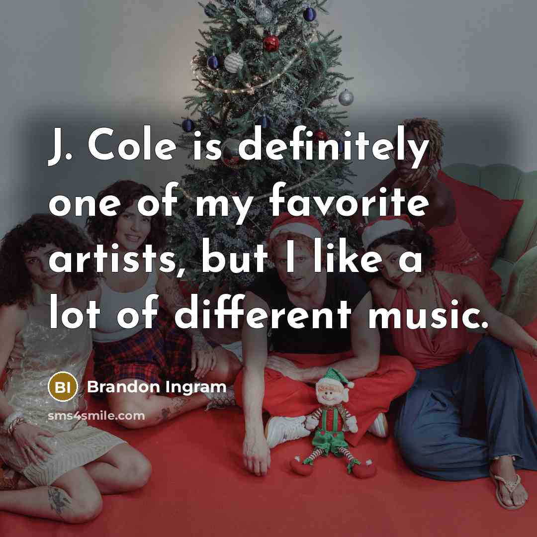 “J. Cole is definitely one of my favorite artists, but…” quote by Brandon Ingram