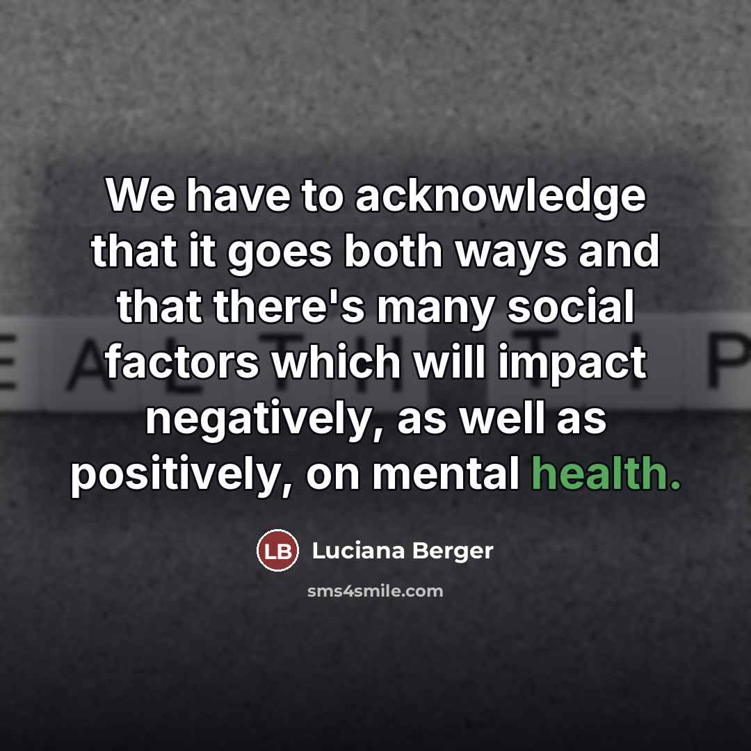 “We have to acknowledge that it goes both ways and…” quote by Luciana Berger
